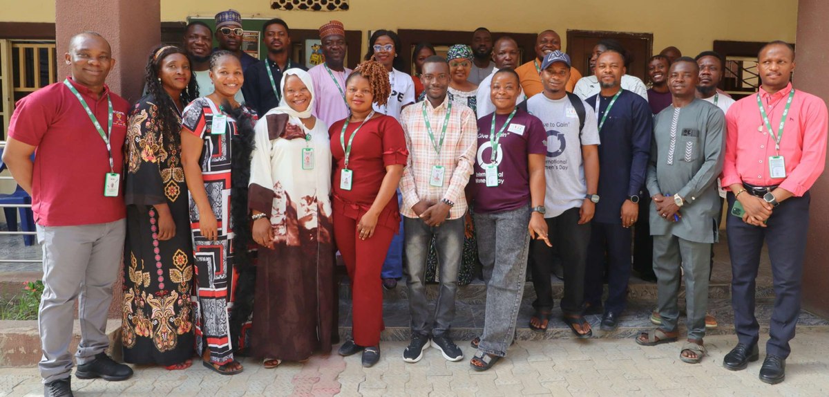 JDPI staff at the headquarters in Maiduguri