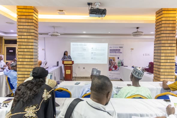 Participants at the ECHF INTO-MAMI nutrition project close-out meeting, pictured in JDPI’s 2025 Annual Report