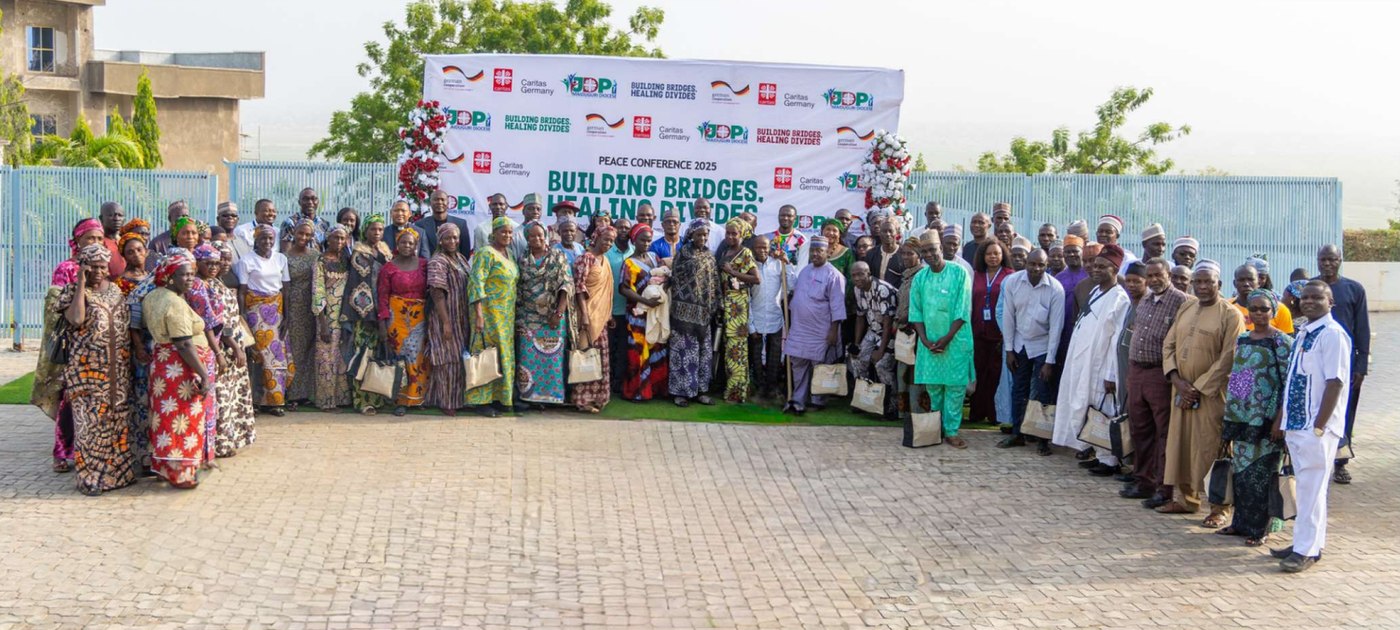 Community members and partners gathered at JDPI’s 2025 peace conference